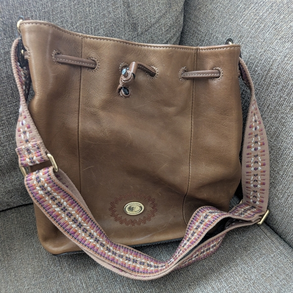 Tignanello Handbags - Tignanello Leather Bucket Bag